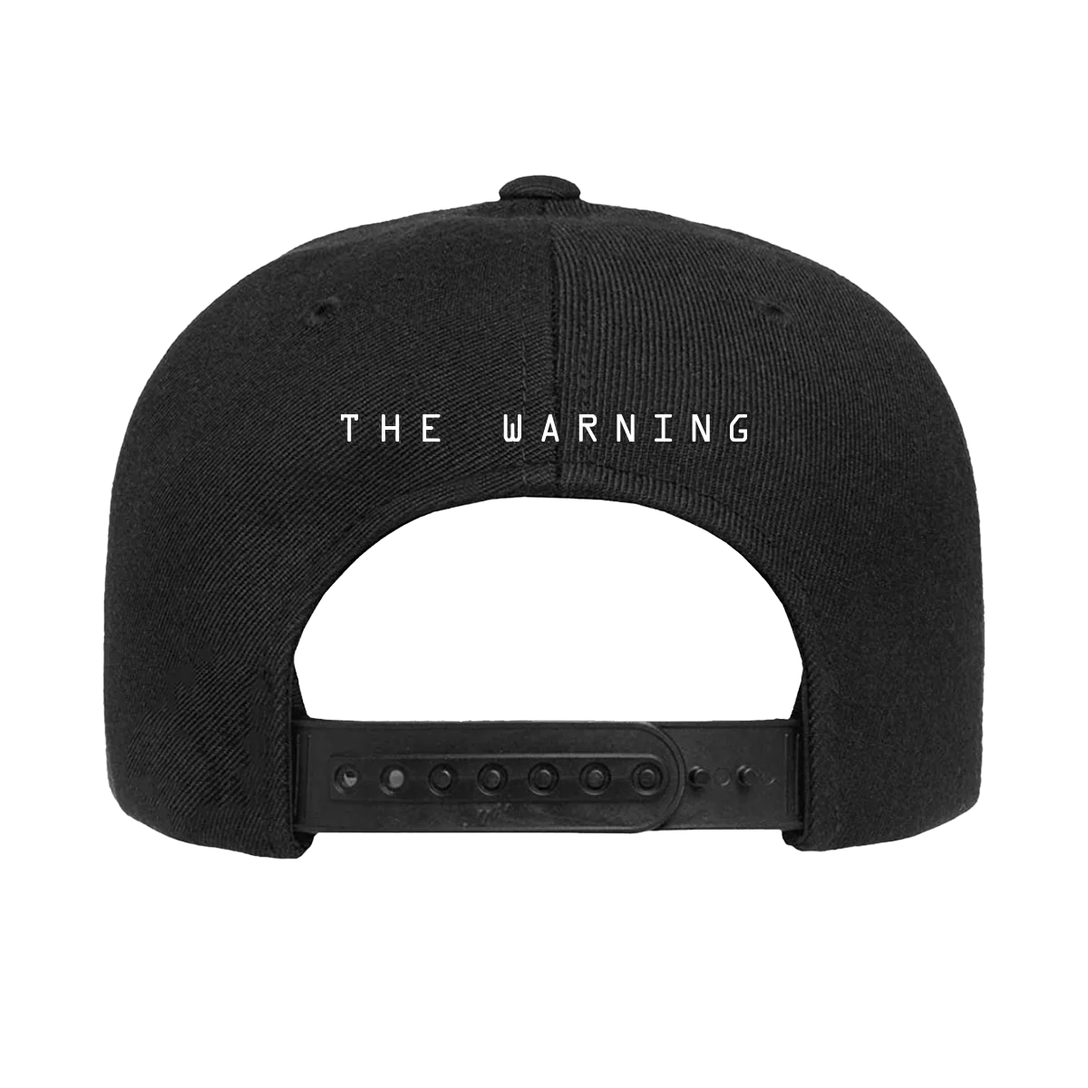 Lightning Bolt Snapback Cap Black